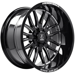 AXE Wheels – HADES – Black – 22″x12″ -44mm – Summer Wheels – AXE5013
